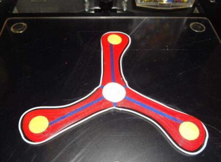 4 Renkler Boomerang V02 Plastik Aparat
