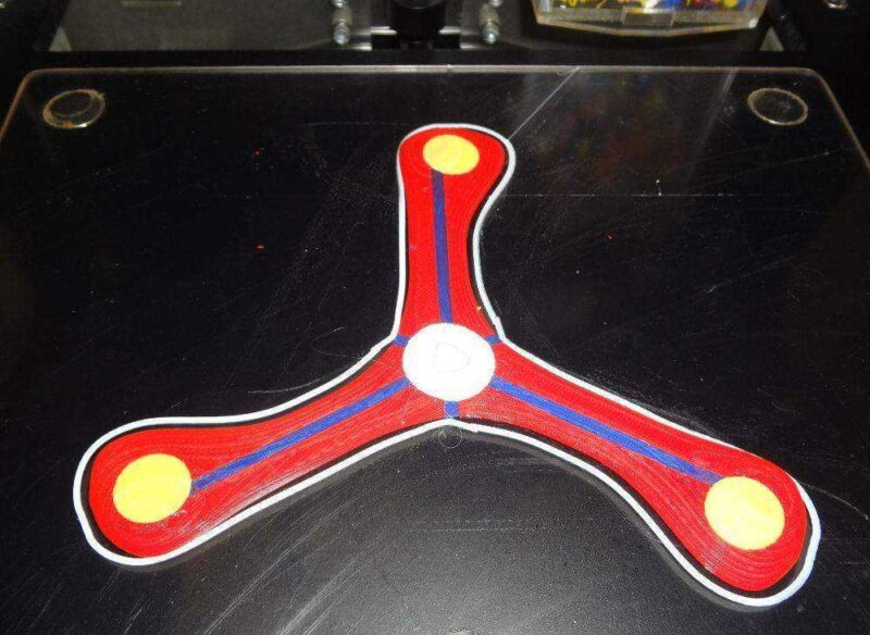 4 Renkler Boomerang V02 Plastik Aparat