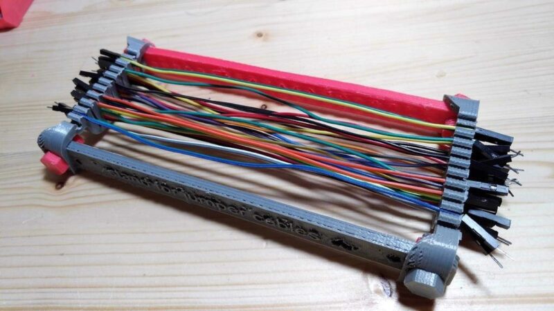 Jumper (Dupont) Kablolarının Organizatörü Plastik Aparat - Görsel 2