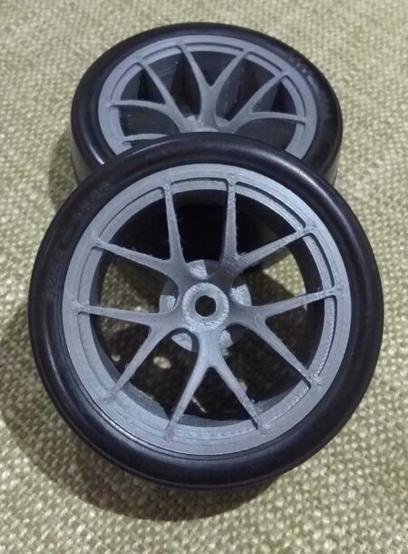 Rc 1/10 26Mm Ford Gt Stil Tekerlekler Plastik Aparat
