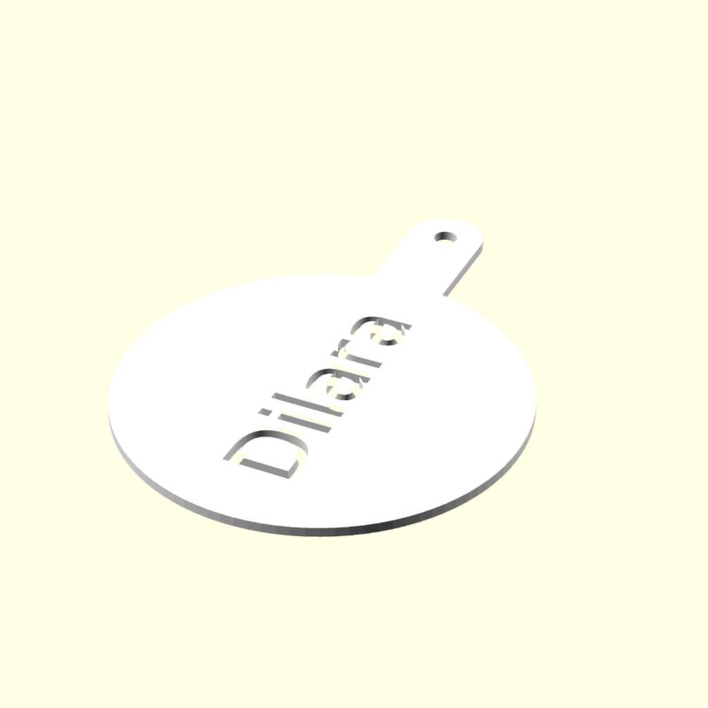 Dilara Kişiye İsime İsme Özel Kahve Stencil Stensıl Şablon Cafeler İçin Sevgiliye Eşe Hediyelik Hediyesi Dekoratif Organik Plastik - Görsel 2