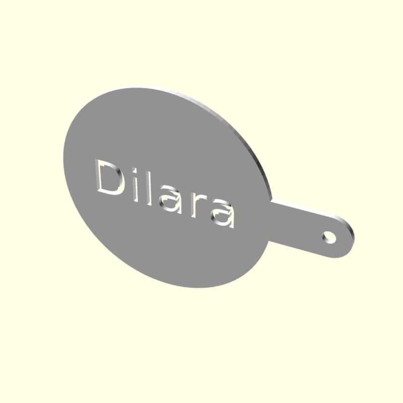 Dilara Kişiye İsime İsme Özel Kahve Stencil Stensıl Şablon Cafeler İçin Sevgiliye Eşe Hediyelik Hediyesi Dekoratif Organik Plastik - Görsel 4