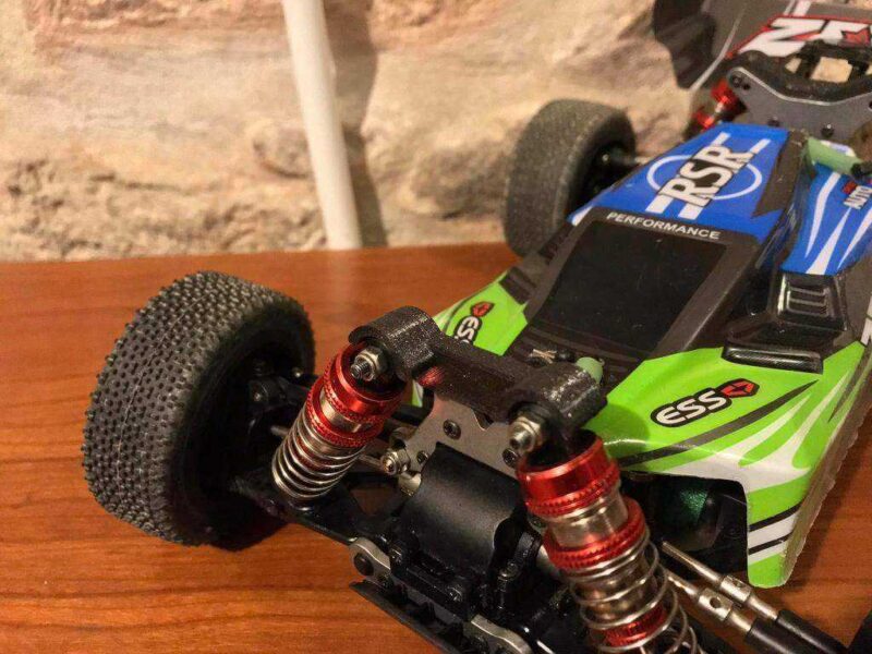 Wltoys 144001 Ön Ve Arka Şok Kapağı / Koruyucu Plastik Aparat - Görsel 2
