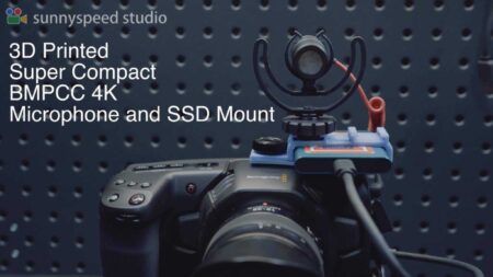 Süper Kompakt Bmpcc 4K Mikrofon Ve Ssd Tutucu Plastik Aparat