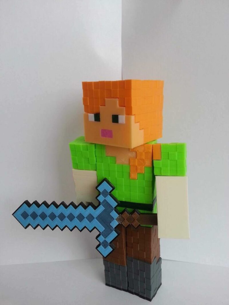 Minecraft Alex Plastik Aparat - Görsel 2