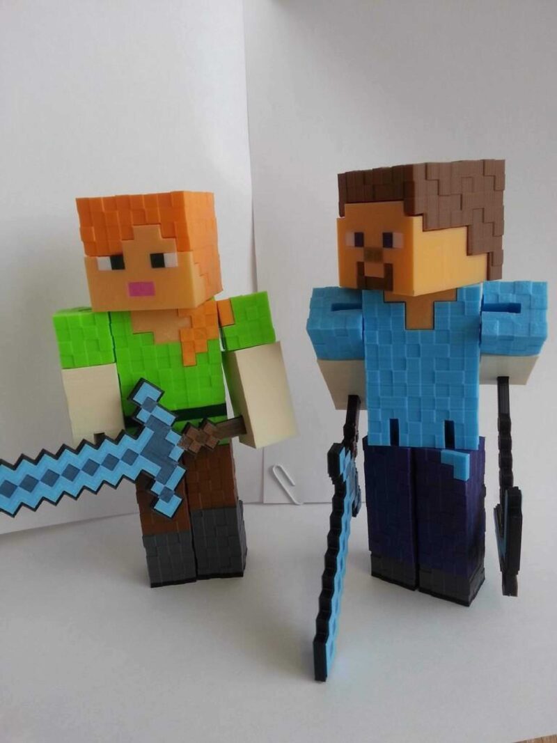 Minecraft Alex Plastik Aparat - Görsel 3