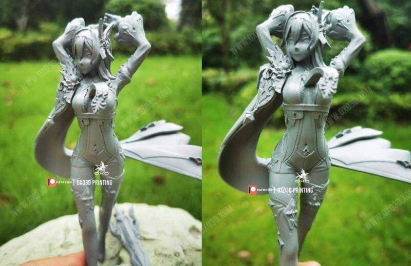 Eula Genshin Darbeli Jewel Cosplay Dan Plastik Aparat - Görsel 2