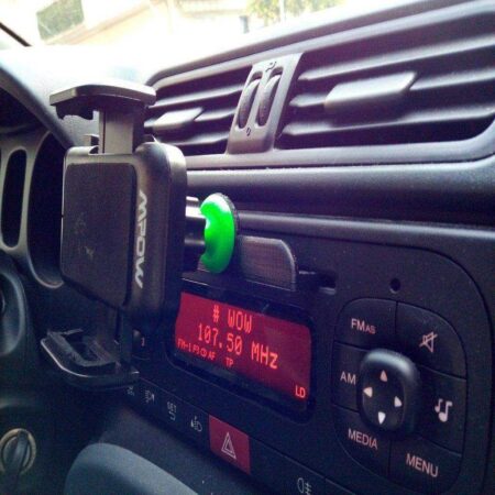 Cd-Car Yuvası İçin Ayarlanabilir Araba Telefonu Tutucu - Slot Cd Başına Porta Celulare Regolabile Plastik Aparat