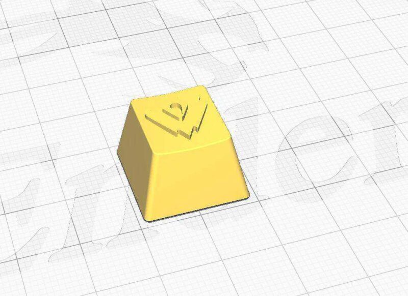 Valorant Omen Fts Keycap R1 Plastik Aparat - Görsel 2