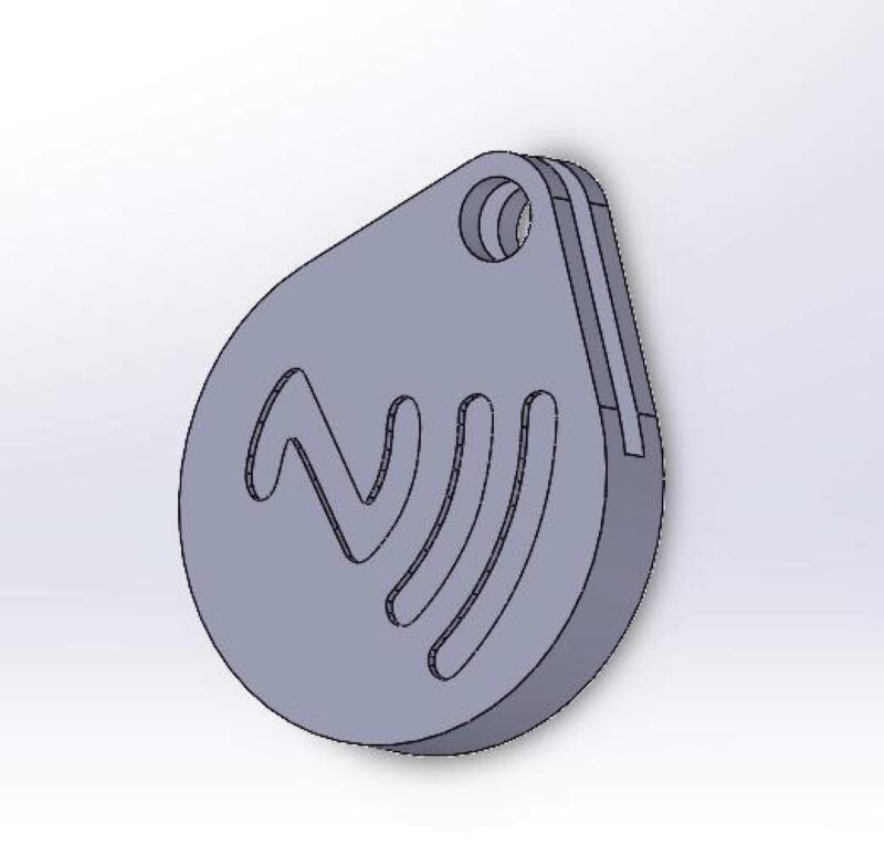 Nfc Etiket Anahtarlık Plastik Aparat - Görsel 2