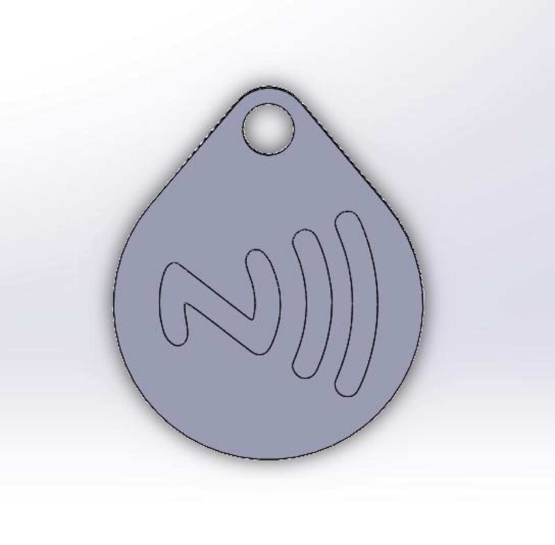 Nfc Etiket Anahtarlık Plastik Aparat - Görsel 3