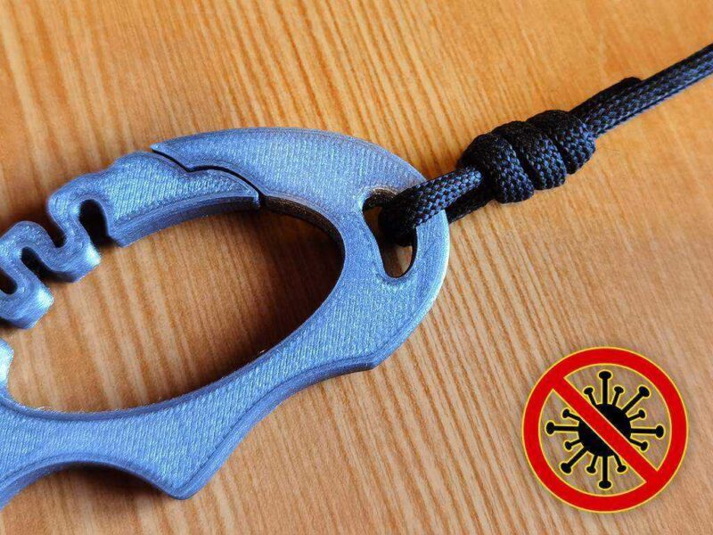 Kapıları Açmak Ve Fiziksel Temassız Tuş Takımlarını Açmak İçin Virüs Geçirmez Aracı Plastik Aparat - Görsel 3