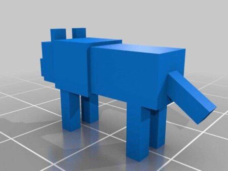 Minecraft Kurt Organik Plastikten Dekoratif Hediyelik Süs Biblob