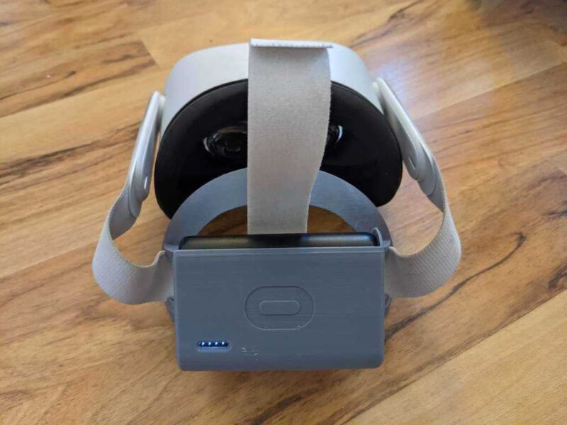 Oculus Quest 2 Elite Strap W / Pil Montajı (Dtnavida Ve Odroidz Karıştırılır) Plastik Aparat - Görsel 2