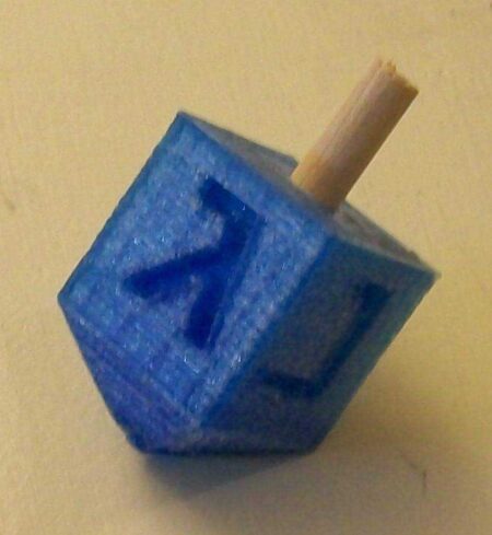 Hanuka Dreidel Plastik Aparat