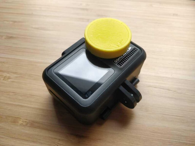 Osmo Aksiyon Lens Kapağı + Ekran Koruyucu Plastik Aparat - Görsel 3