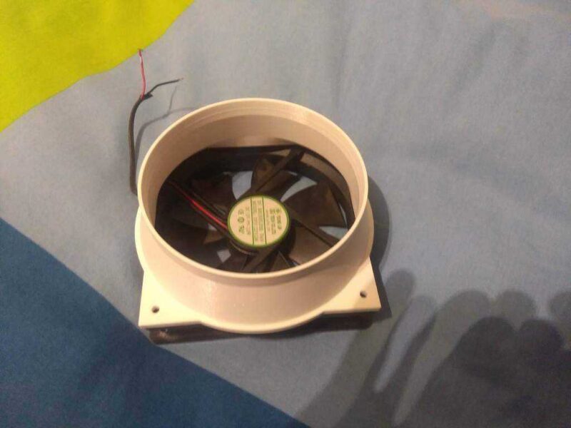 Boru Yörüngesine Fan Plastik Aparat
