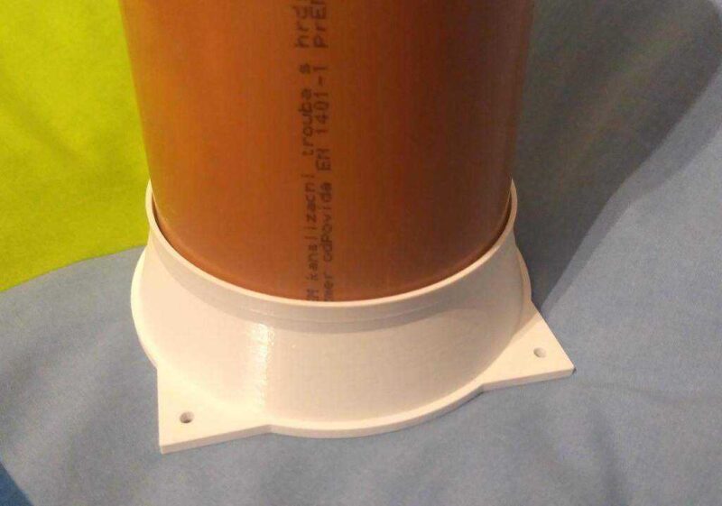 Boru Yörüngesine Fan Plastik Aparat - Görsel 2