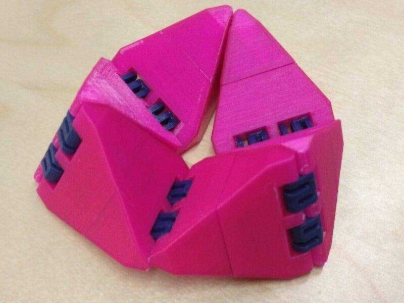 Flexagon Fidget, Baskı Kolay Plastik Aparat - Görsel 3