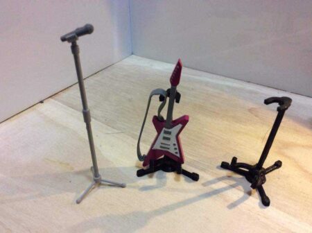 Gitar Standı (1:18 Ölçek) Plastik Aparat