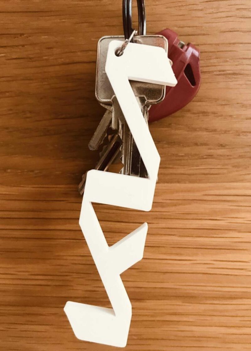 Kia Keychain Yeni Logo Kapı Açacağı / Portachiavi Plastik Aparat - Görsel 3