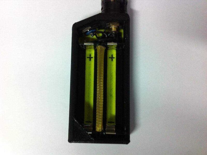 Unregulated Çift 18650 Kutu Mod (Vape) Plastik Aparat - Görsel 2