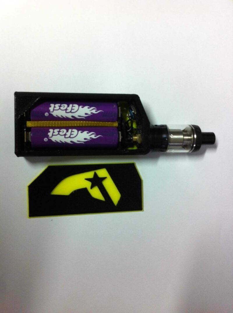 Unregulated Çift 18650 Kutu Mod (Vape) Plastik Aparat - Görsel 3