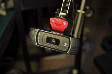 Webcam Mount Walt (Logitech C910) Plastik Aparat
