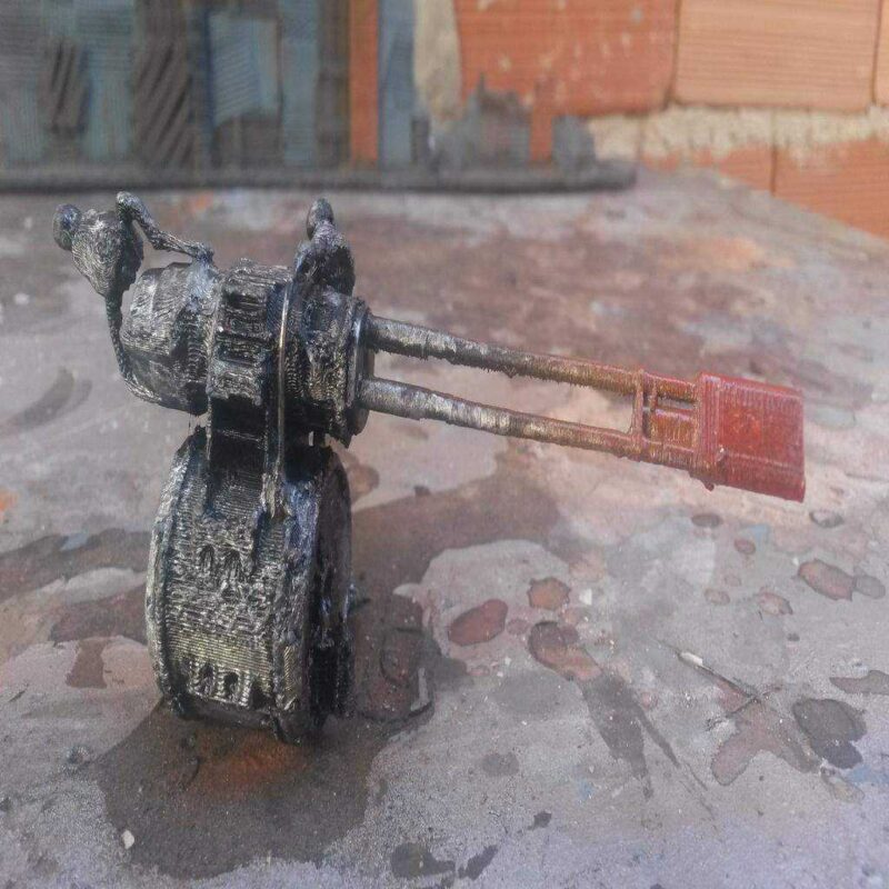 Fallout 4 Fallout Joe İçin Minigun Plastik Aparat - Görsel 4