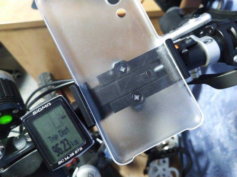 Bisiklet / Bisiklet İçin Telefon Tutucu (Gidon Tutucu Plastik Aparat - Görsel 3