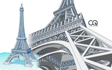 Eiffel Kulesi Improved Plastik Aparat