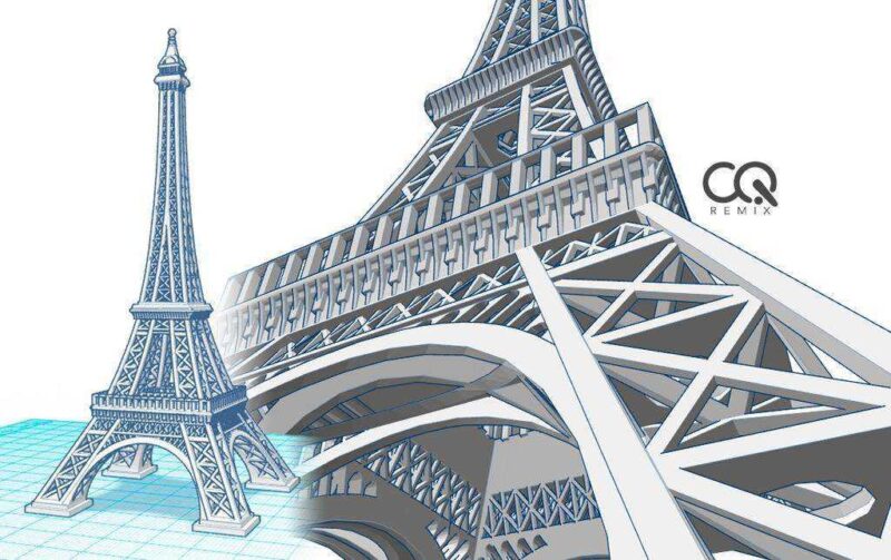 Eiffel Kulesi Improved Plastik Aparat