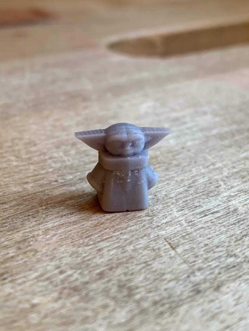 Baby Yoda Organik Plastikten Hediyelik Dekoratif Biblo Aksesuar - Görsel 2