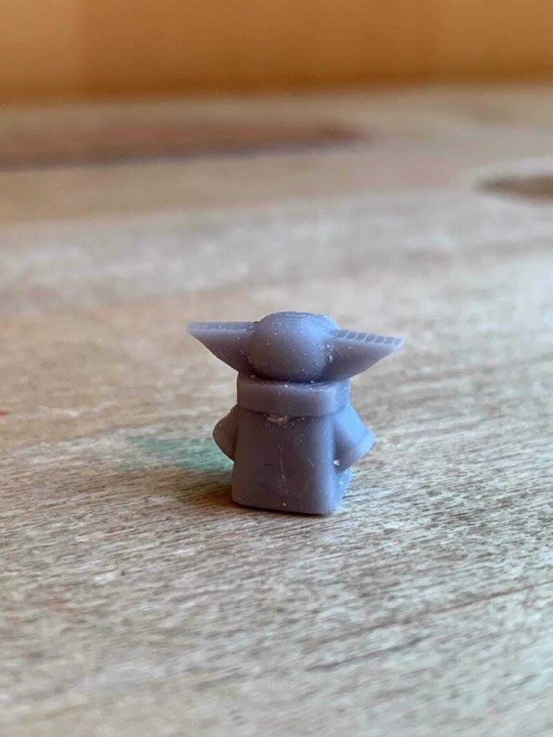 Baby Yoda Organik Plastikten Hediyelik Dekoratif Biblo Aksesuar - Görsel 4