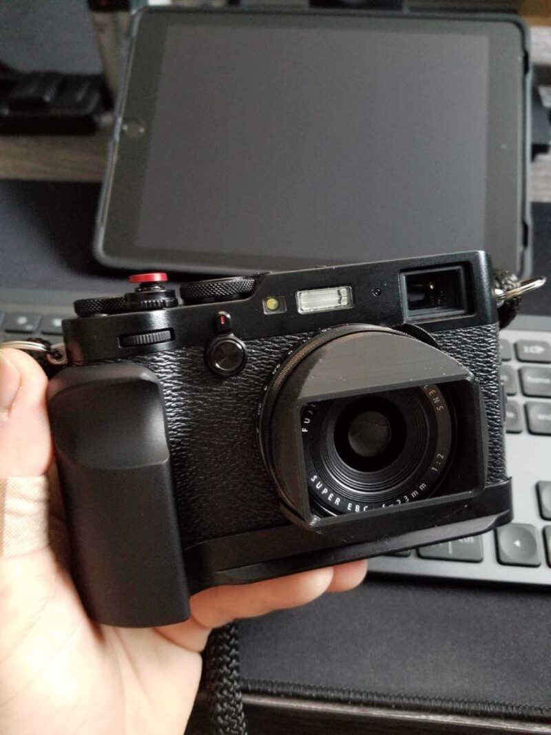 Fuji X100 Serie Square Lens Hood Plastik Aparat - Görsel 3
