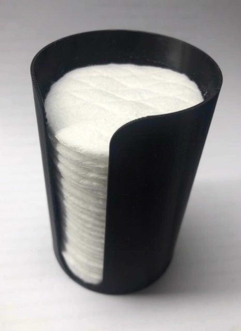 Basit Pamuklu Ped Tutucu Plastik Aparat
