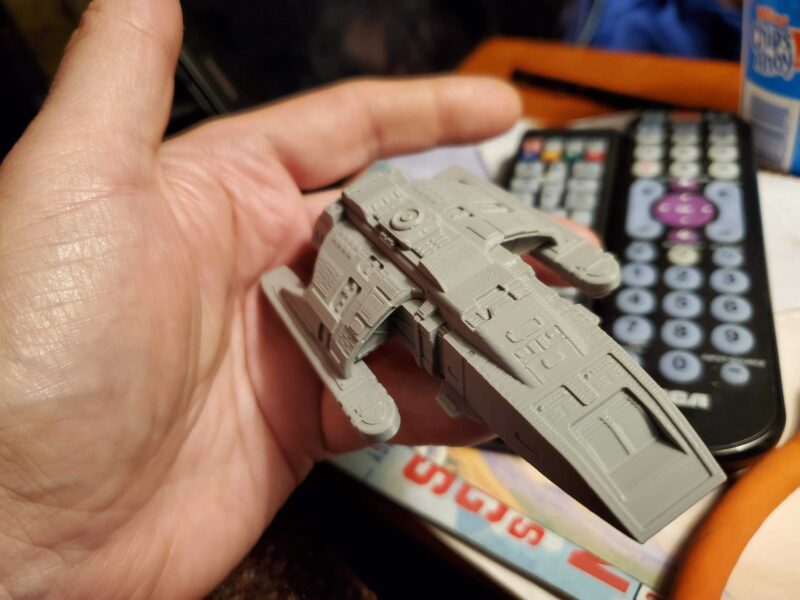 Star Trek - Derin Uzay 9 Tuna Sınıfı Runabout  Organik Plastikten - Görsel 3