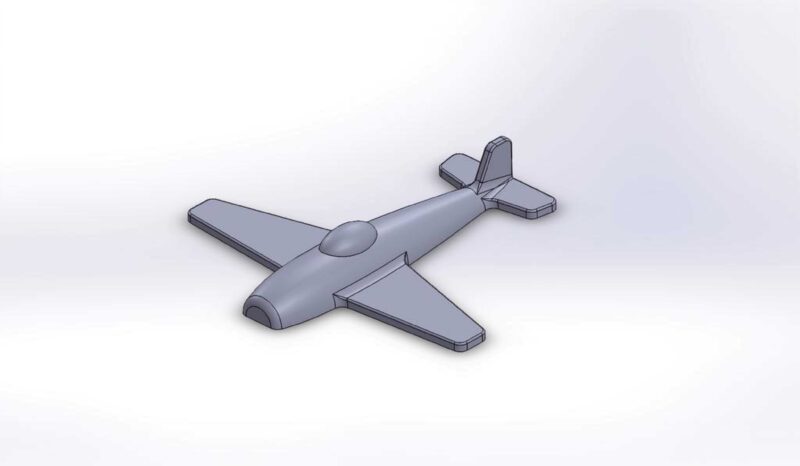 Küçük Uçak Plastik Aparat