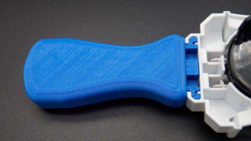 beyblade launcher grip  Organik Plastikten Aksesuar Aparat - Görsel 3