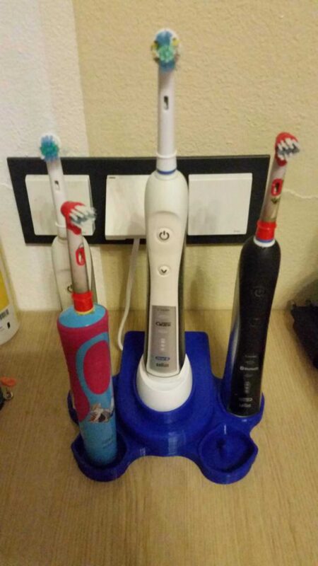 Oral B Familienstation 4Er Bonen / Oral B Aile İstasyonu 4 Fırça Alt Plastik Aparat