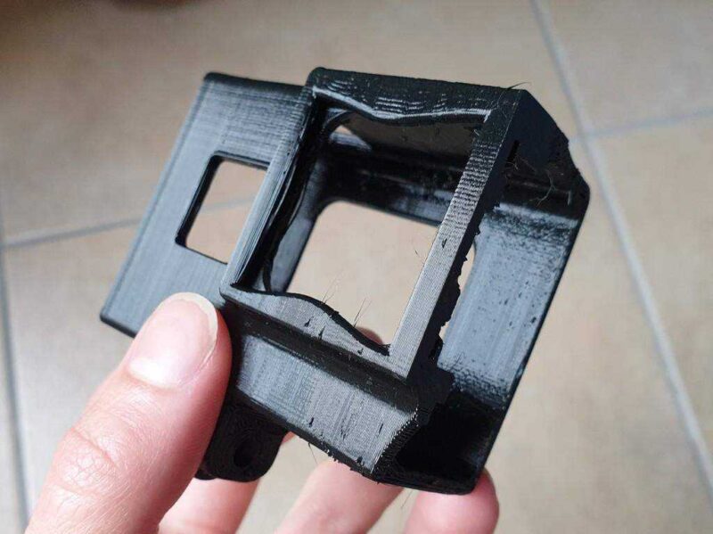 Stingy V2 Gopro Mount - Evrensel, Ayarlanabilir Açı (Hero8,9) Plastik Aparat - Görsel 3