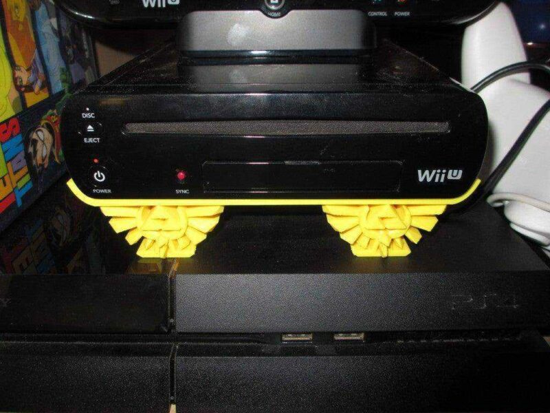 Nintendo Wii U Yatay Stand W / Zelda Hyrule Crest  Aparat - Görsel 2
