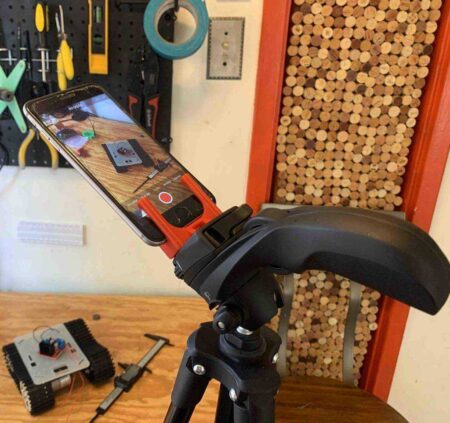 İphone Tripod Tutucu - Dişli Plastik Aparat