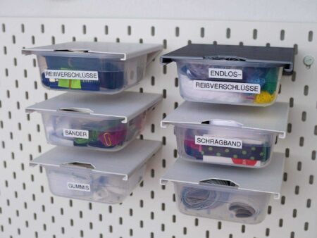 Ikea Skadis Gıda Konteyner Raf Tutucu Aparat Organik Plastikten