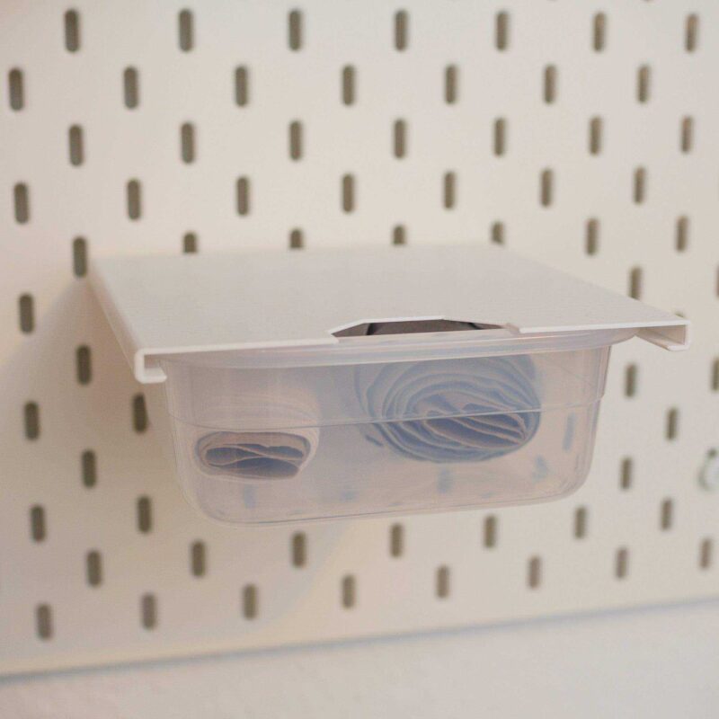 Ikea Skadis Gıda Konteyner Raf Tutucu Aparat Organik Plastikten - Görsel 2
