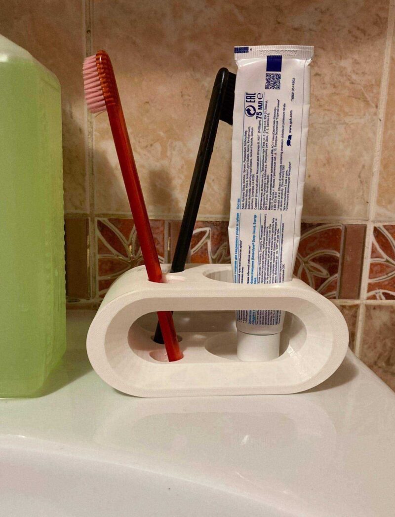 Diş fırçası ve Diş macunu tutucu Stand Stant  Banyo Düzenleyici - Görsel 2