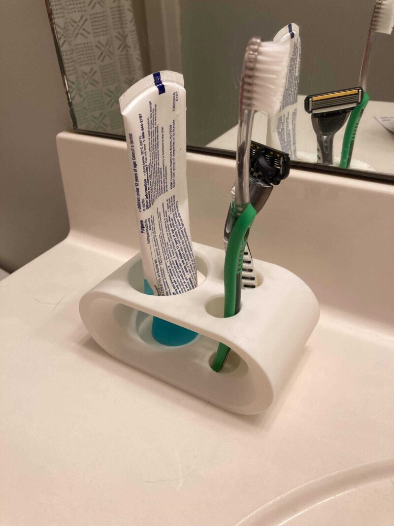 Diş fırçası ve Diş macunu tutucu Stand Stant  Banyo Düzenleyici - Görsel 4