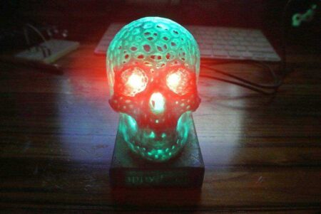 Kafatası Lambası Led Baz Plastik Aparat