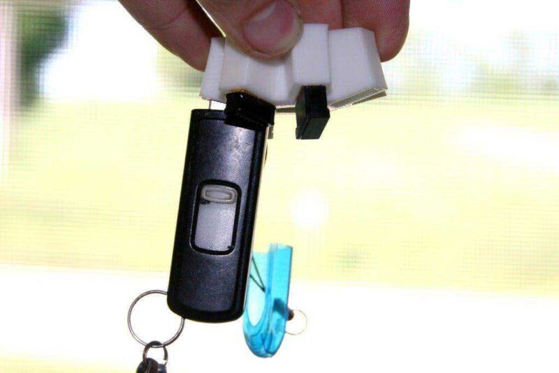 Delikli USB Tutucu Askısı Standı Aparatı Organizer Aparatı Stand - Görsel 4