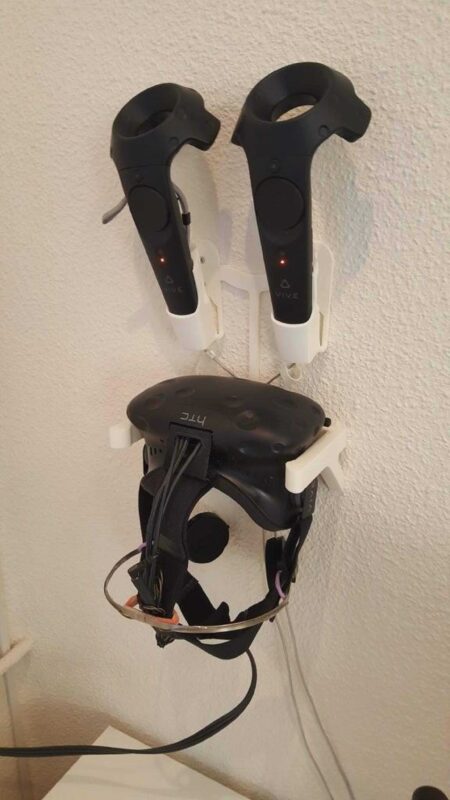 Htc Vive Mount Hmd + Kontroller + Şarj Kontrolü Plastik Aparat